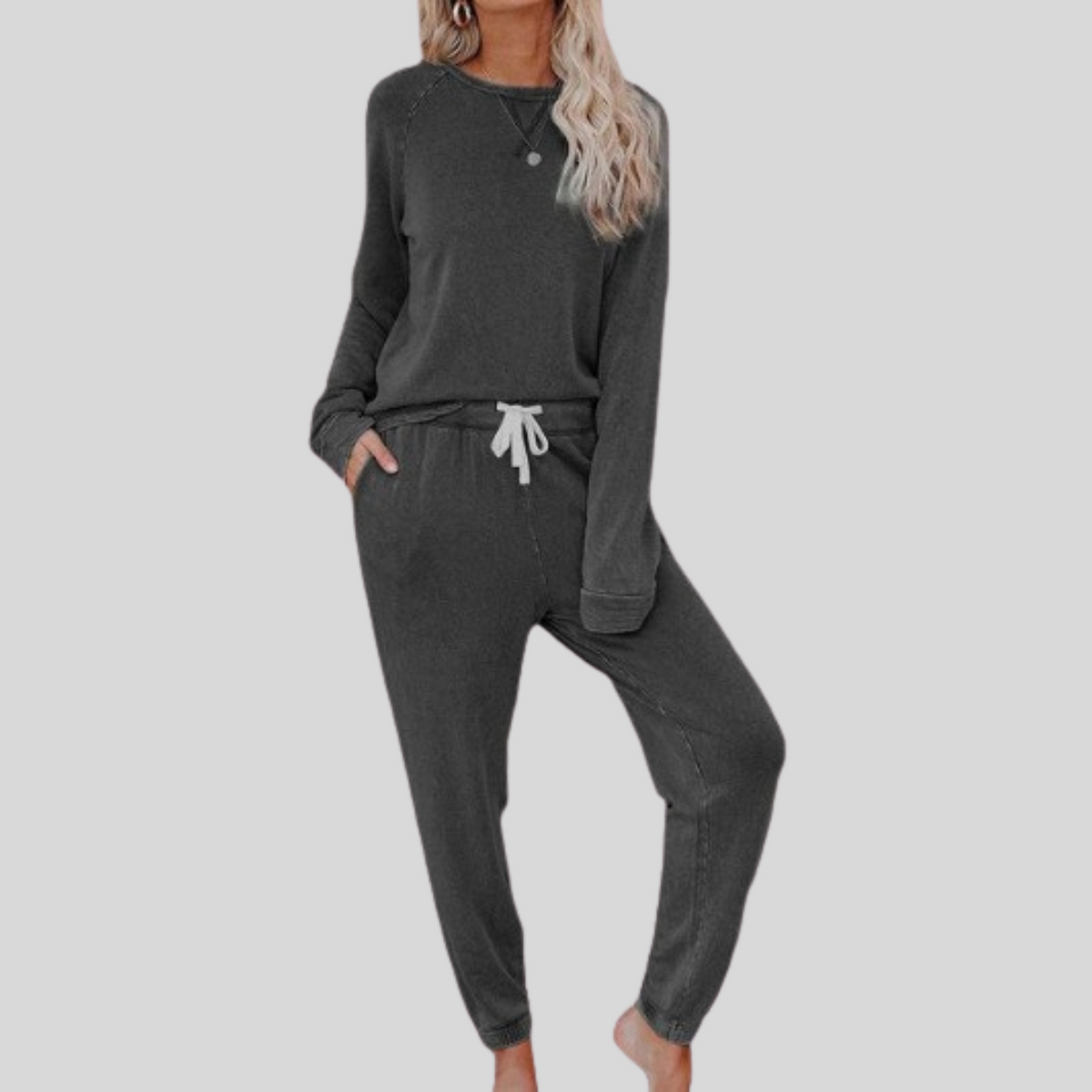 Women's Two-Piece Lounge Set Relaxed Fit – view 8