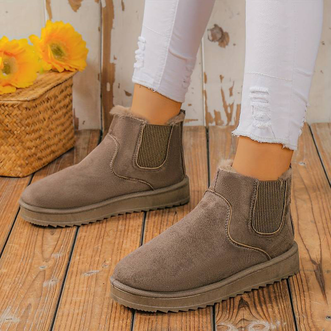 Valerie - Scarpe invernali da donna con morbida fodera in pelliccia