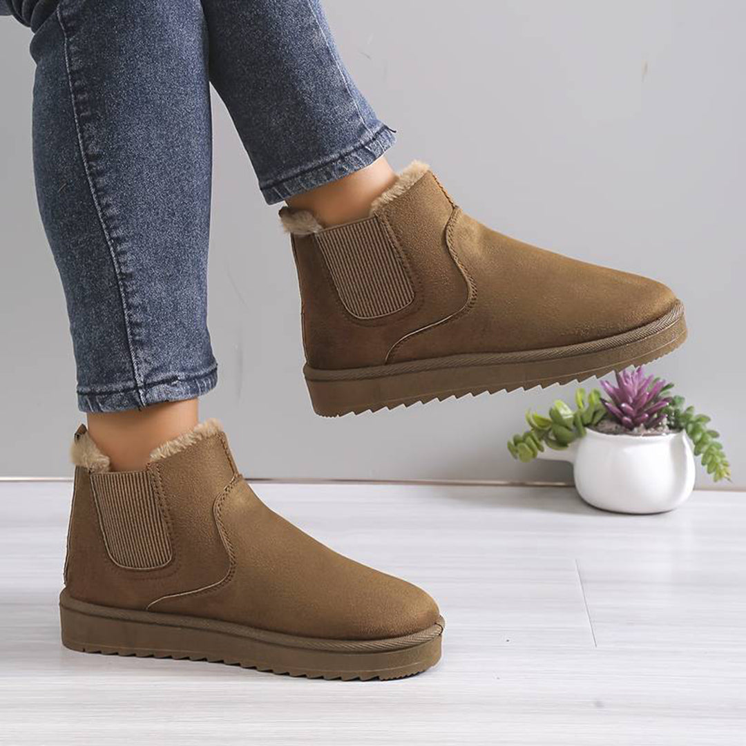 Valerie - Scarpe invernali da donna con morbida fodera in pelliccia