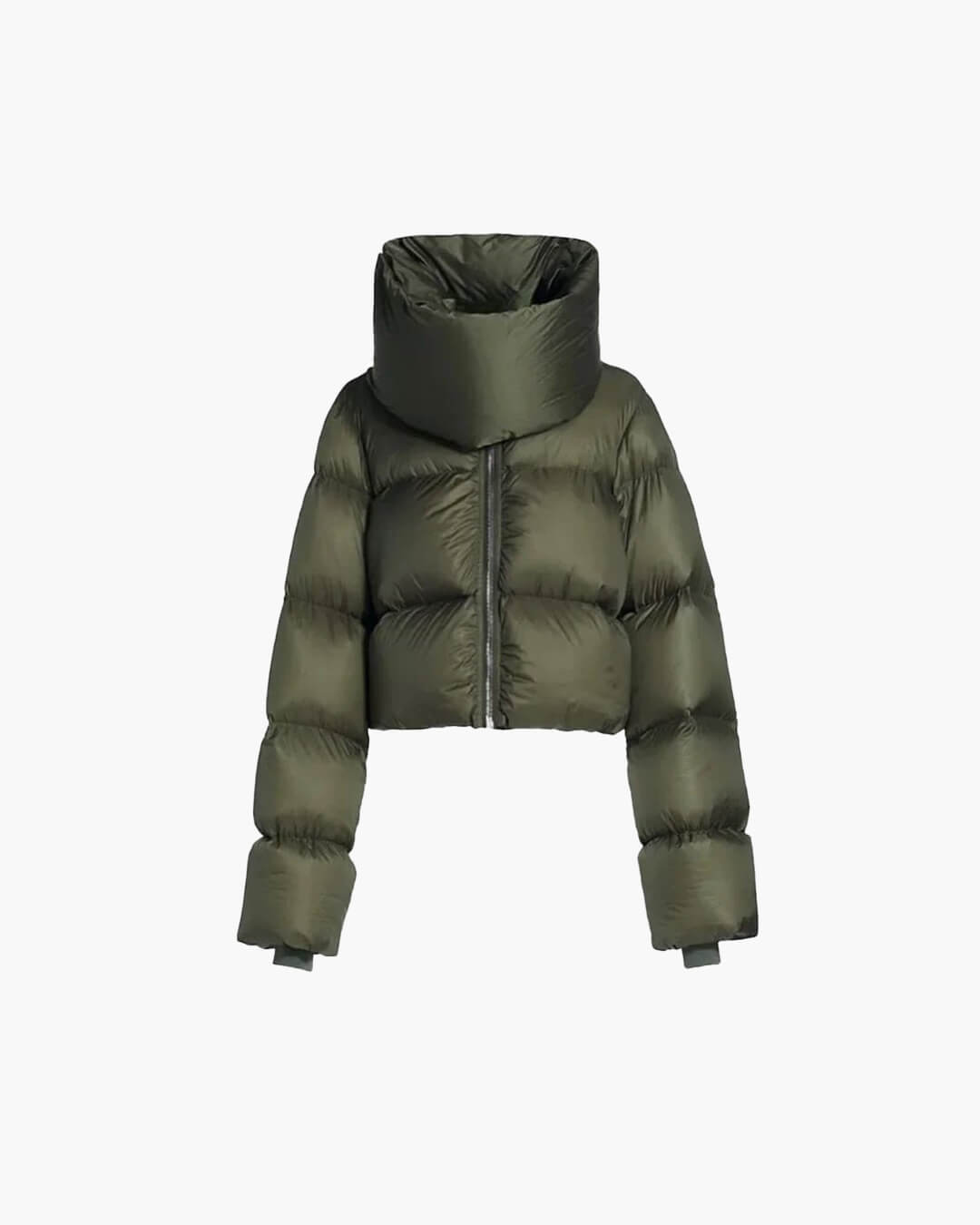 Zena - Women's Oversized Puffer Jacket with Zip Front - photo 10