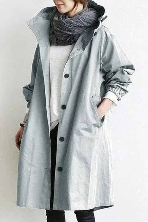 Bethany - Women's Trench Coat Solid Colour Coat for Every Season - photo 9