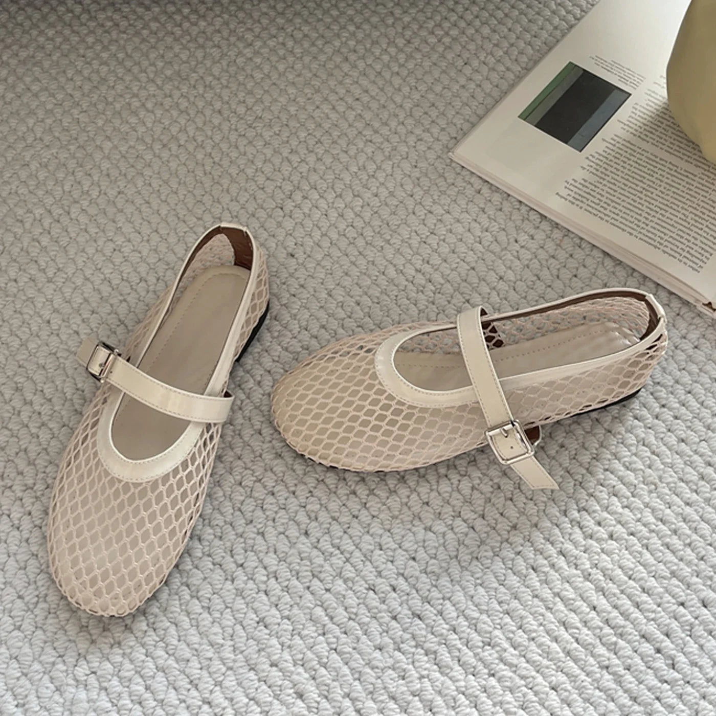 Margaret – ballerines en mesh respirant pour femme