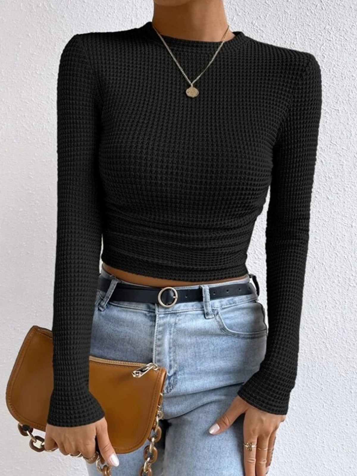 Zora-Lee - Women's Jumper in Knit with Long Sleeves - photo 10
